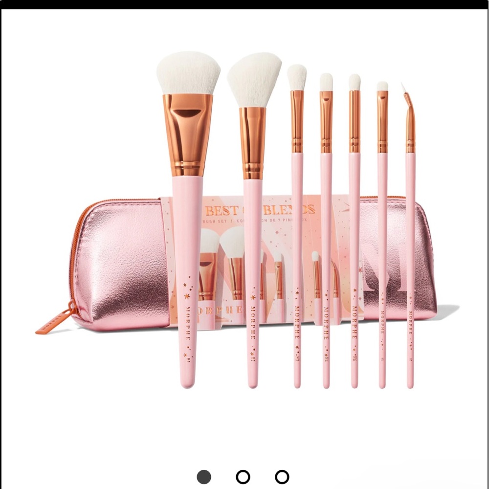 Morphe 7 piece makeup brush set